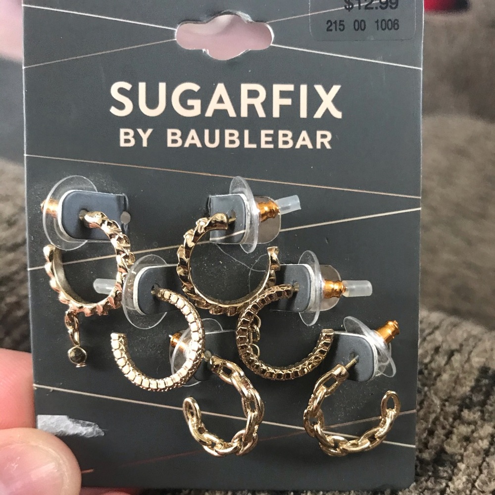 NEW 3 sets of baublebar earrings